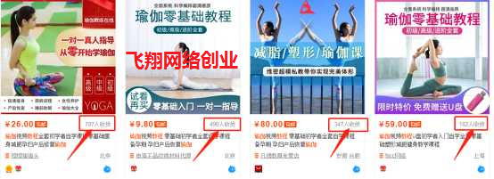 售卖瑜伽教程,虚拟资料多元化赚钱玩法的图片 第1张 虚拟资料赚钱 第1张