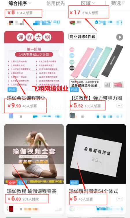 售卖瑜伽教程,虚拟资料多元化赚钱玩法的图片 第2张 虚拟资料赚钱 第2张