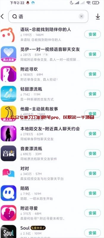 拆解市面上卖几百上千的语聊挂机赚钱项目的图片 第2张 语聊挂机项目 第2张