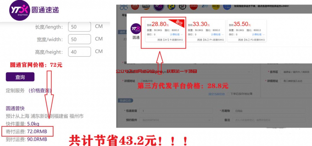 快递代发赚钱小项目,双赢,有人一天赚300+的图片 第1张 快递代发 第1张