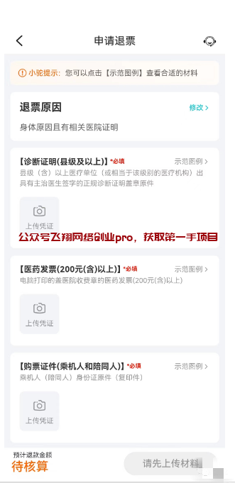 揭秘有点偏门的机票退费项目副业的图片 第11张 机票退费 第11张