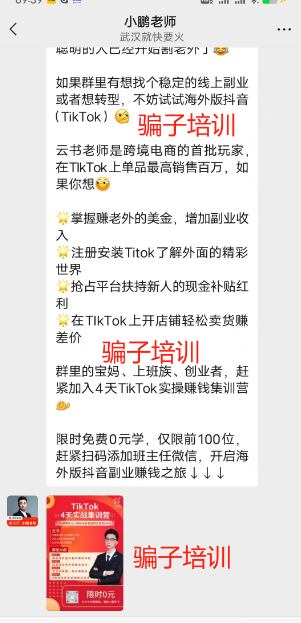 跨境电商免费公开课里的骗局套路,90%小白都会中招的图片 第6张 跨境电商骗局 第6张