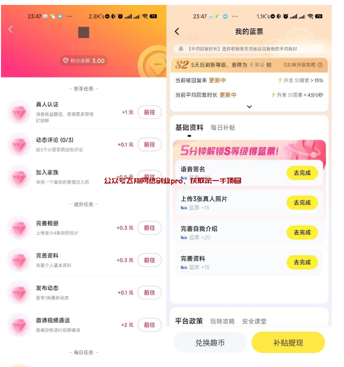 打字聊天副业小项目,一天可搞点零花钱的图片 第3张 打字聊天副业 第3张