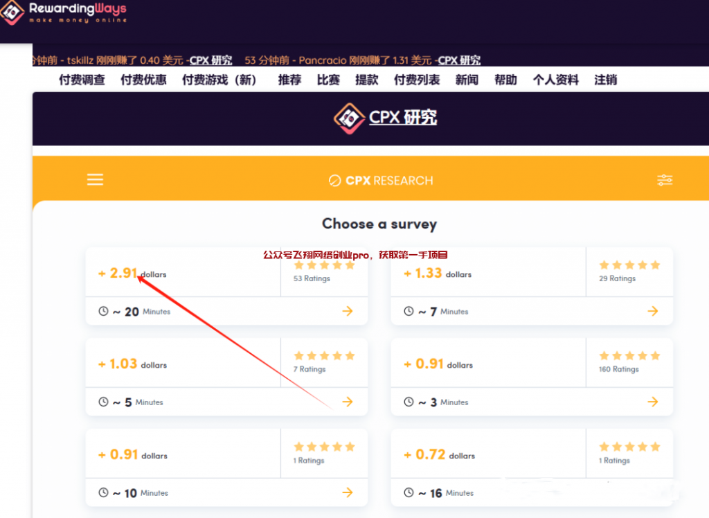 Rewardingways国外调查站,单个调查2美刀,可多开的图片 第1张 Rewardingways国外调查 第1张