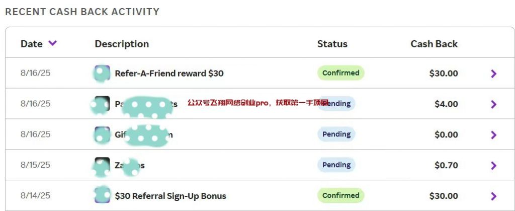 国外返利网拉新,一个拉新30-60美金的图片 第1张 国外拉新 第1张